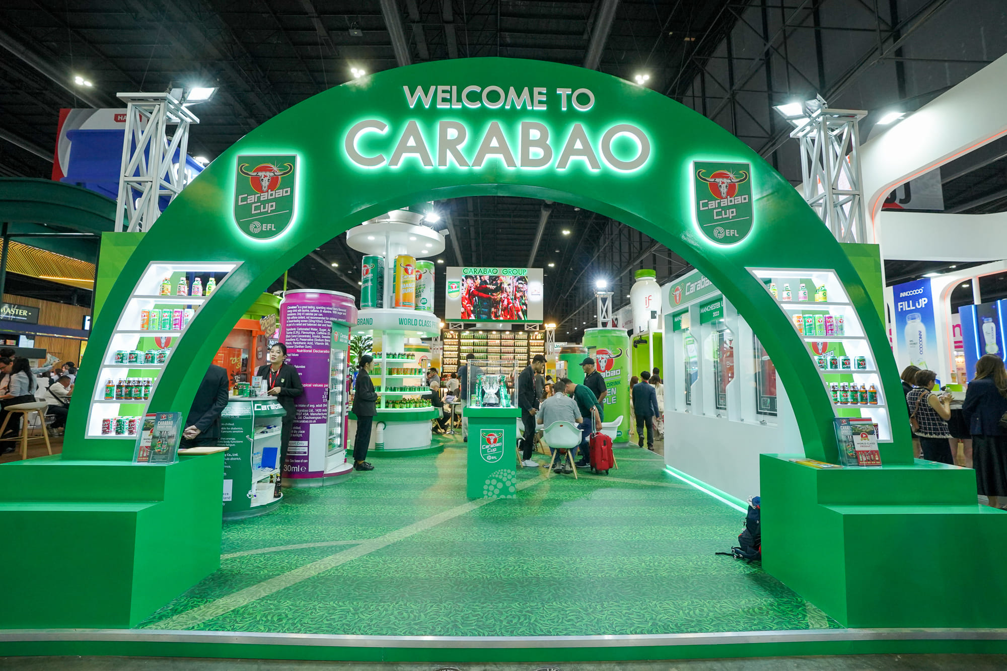 คาราบาวกรุ๊ป ยกทัพเครื่องดื่มทั้งเครือ ร่วมงาน THAIFEX – ANUGA ASIA 2024   จัดยิ่งใหญ่ภายใต้คอนเซ็ปต์ Carabao Stadium  เปิดอาณาจักรเครื่องดื่มและประสบการณ์ระดับโลก ตอกย้ำวิสัยทัศน์ “World Class Product, World Class Brand” 