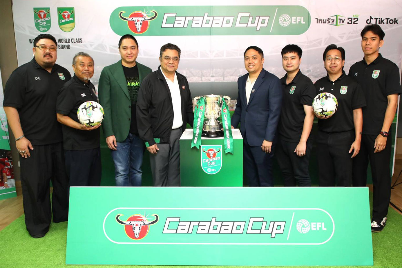 คาราบาว ประกาศต่อสัญญา  Carabao Cup อีก 3 ปี  สยายปีกเครื่องดื่มระดับโลก  พร้อมผนึกกำลังกับไทยรัฐทีวี และ TikTok ถ่ายทอดสด Carabao Cup 2023/24 ให้คนไทยได้ชมฟรี