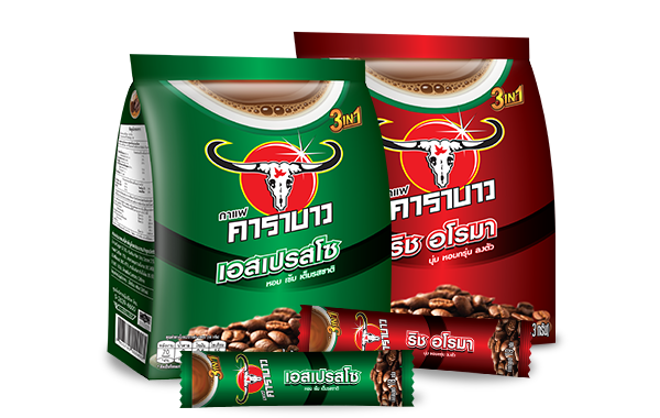 กาแฟคาราบาว ปรุงสำเร็จชนิดผงทรีอินวัน