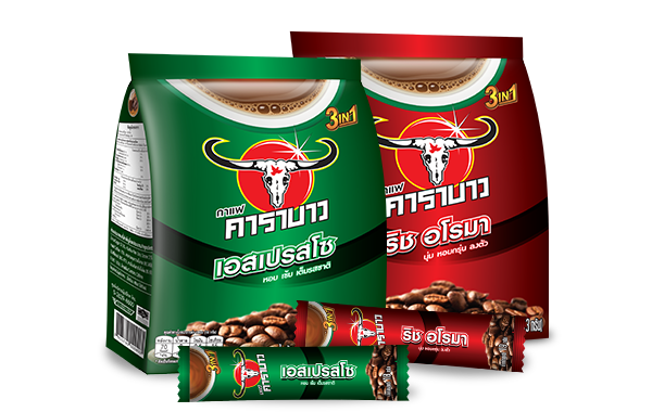 กาแฟคาราบาว ปรุงสำเร็จชนิดผงทรีอินวัน